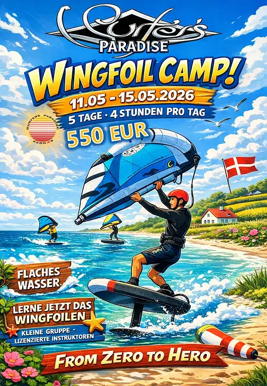 DK Wing foil Camp From zero to hero